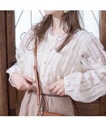 merrylatte | たっぷりフリルレースブラウス(シャツ/ブラウス)