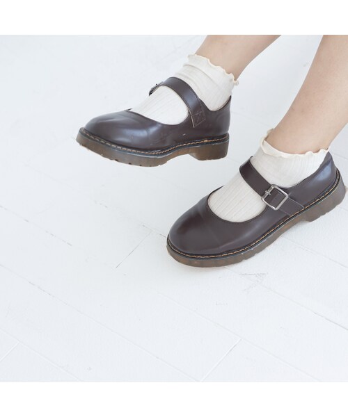 merrylatte(メリーラテ)の「ストラップシューズ(パンプス・レディース・ブラウン・35,36,37,38,39)」の1枚目の写真