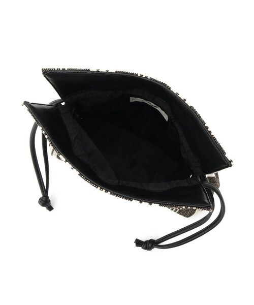 OZOC(オゾック)の「柄巾着2WAYショルダー(バッグ・レディース・ブラック(319)/ブラウン(342)・00(FREE))」の6枚目の写真