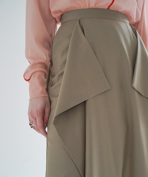 clane スクエアフリルスカート CLANE（クラネ）の「スクエアフリルスカート（）」 - WEAR