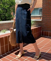 DHOLIC | ステッチHラインスカート(スカート)