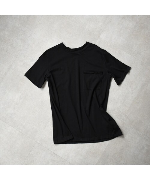 Lavish Gate(ラヴィッシュゲート)の「nh-tops-02157 ポケット付き カットオフ オーバーサイズ Tee ホワイト ダスティパープル ブラック(Tシャツ/カットソー・レディース・その他)」の9枚目の写真