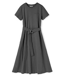 GRL | ウエストベルト付きコットンワンピース(ワンピース)