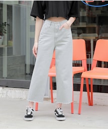 HOTPING | [CHOA]カットオフワイドカラーパンツ(その他パンツ)