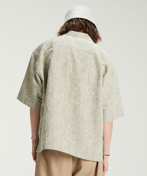 LIDNM（リドム）の「JACQUARD PAISLEY SHIRT（シャツ/ブラウス・メンズ・ベージュ系・MEDIUM/LARGE）」の3枚目の写真