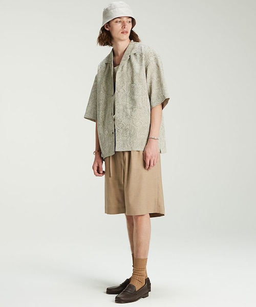 LIDNM（リドム）の「JACQUARD PAISLEY SHIRT（シャツ/ブラウス・メンズ・ベージュ系・MEDIUM/LARGE）」の6枚目の写真