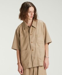 LIDNM | DRAPE WORK SHIRT(シャツ/ブラウス)