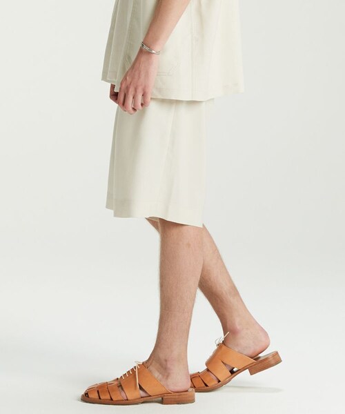LIDNM（リドム）の「DRAPE SHORTS（その他パンツ・メンズ・ホワイト系・SMALL/MEDIUM/LARGE）」の3枚目の写真
