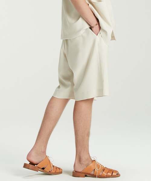 LIDNM（リドム）の「DRAPE SHORTS（その他パンツ・メンズ・ホワイト系・SMALL/MEDIUM/LARGE）」の5枚目の写真