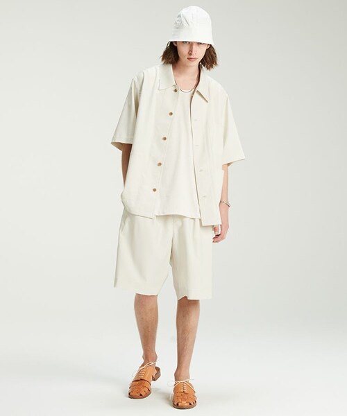 LIDNM（リドム）の「DRAPE SHORTS（その他パンツ・メンズ・ホワイト系・SMALL/MEDIUM/LARGE）」の6枚目の写真