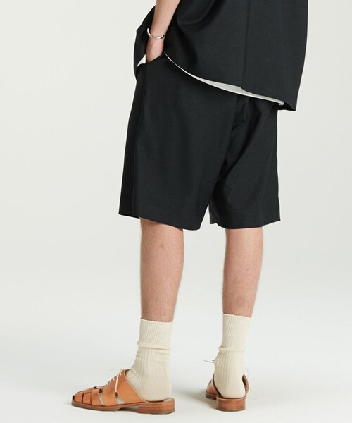 LIDNM（リドム）の「DRAPE SHORTS（その他パンツ・メンズ・ブラック系・SMALL/MEDIUM/LARGE）」の3枚目の写真