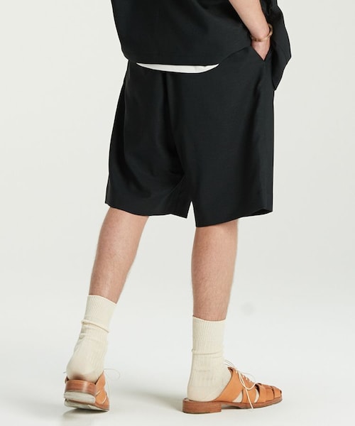LIDNM（リドム）の「DRAPE SHORTS（その他パンツ・メンズ・ブラック系・SMALL/MEDIUM/LARGE）」の5枚目の写真