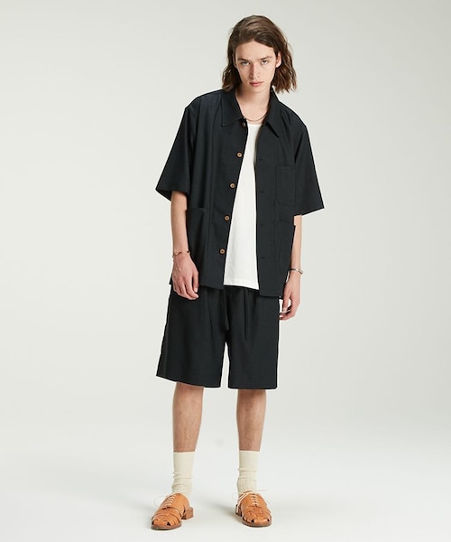 LIDNM（リドム）の「DRAPE SHORTS（その他パンツ・メンズ・ブラック系・SMALL/MEDIUM/LARGE）」の7枚目の写真