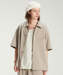 LIDNM | OVERSIZED MELANGE SHIRT(シャツ/ブラウス)