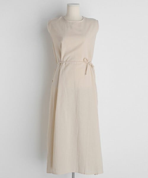 DHOLIC(ディーホリック)の「ストラップ付スリーブレスロングワンピース(ワンピース・レディース・ブラウン/ベージュ・FREE)」の2枚目の写真