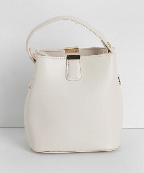 DHOLIC（ディーホリック）の「2WAYミニバケットバッグ（ハンドバッグ・レディース・イエロー/ホワイト/オレンジ/ブラック・FREE）」の2枚目の写真