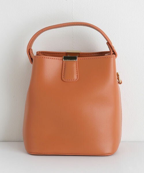 DHOLIC（ディーホリック）の「2WAYミニバケットバッグ（ハンドバッグ・レディース・イエロー/ホワイト/オレンジ/ブラック・FREE）」の4枚目の写真