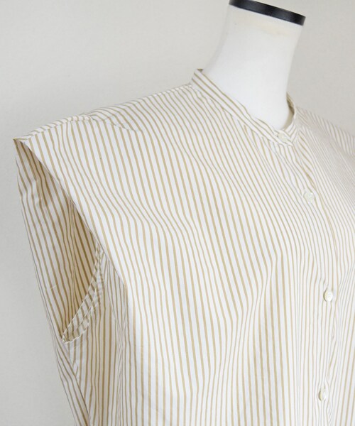 no brand（ノーブランド）の「バックタックストライプフレンチBL（シャツ/ブラウス・レディース・その他）」の9枚目の写真