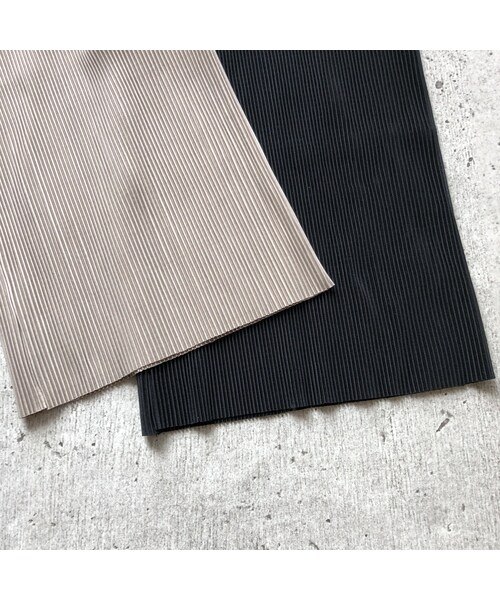 copine（コピン）の「7月9日再入荷！楽な着心地ウエストゴム！楊柳プリーツワイドパンツ(2color)【クリックポスト対象商品】（その他パンツ・レディース・その他）」の15枚目の写真