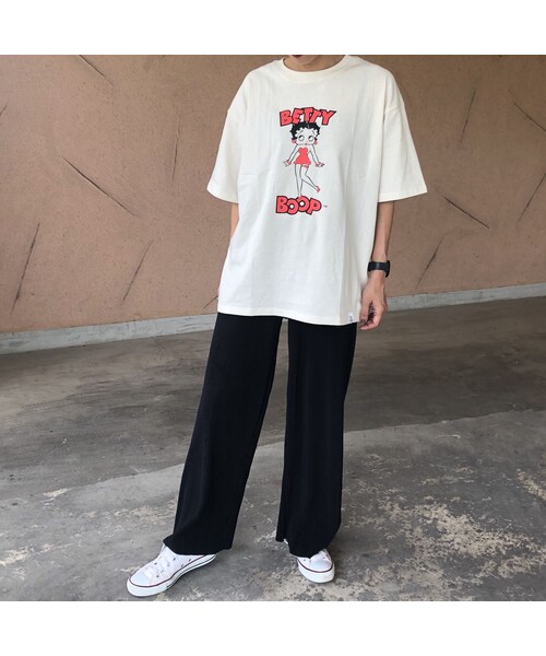 copine（コピン）の「7月9日再入荷！楽な着心地ウエストゴム！楊柳プリーツワイドパンツ(2color)【クリックポスト対象商品】（その他パンツ・レディース・その他）」の10枚目の写真