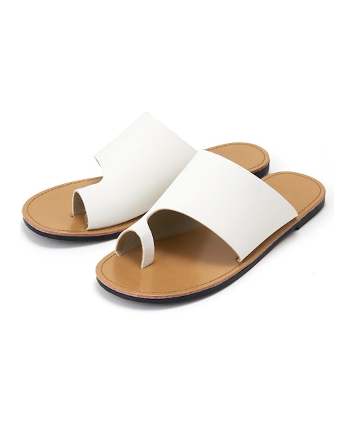 GRL（グレイル）の「フラットトングサンダル（サンダル・レディース・ベージュ/ブラウン/オフホワイト・24.5）」の2枚目の写真