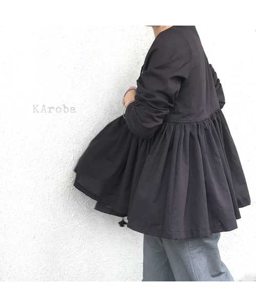 Khadi&Co. | カシュクールブラウス　ラバリジャケット KAroba（カロバ）の「ラバリジャケット/ブラウス オリジナルタイプ