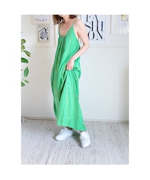 belair | belairワンピースグリーン SS20/116 送料着払い(ワンピース)