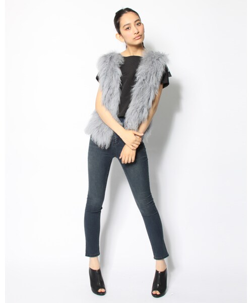 VICKY(ビッキー)の「スーパーストレッチハイウェストデニム(パンツ・レディース・ネイビー(05)・SS/S/M)」の7枚目の写真