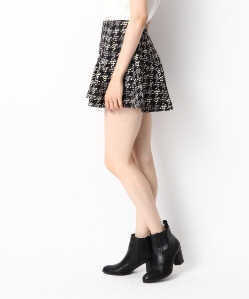 LOWRYS FARM(ローリーズファーム)の「チドリガラキュロット(パンツ・レディース・ブラック/ベージュ/ネイビー・M/L)」の4枚目の写真