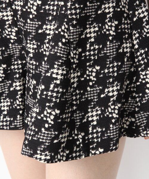 LOWRYS FARM(ローリーズファーム)の「チドリガラキュロット(パンツ・レディース・ブラック/ベージュ/ネイビー・M/L)」の7枚目の写真