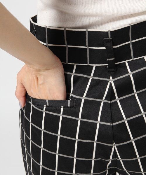 JEANASIS（ジーナシス）の「１４ＦＷムジガラトラウザー（パンツ・レディース・アイボリームジ/ブラックチェック/ボルドームジ/カモフラガラ/ハナガラ/ネイビームジ・S/M）」の12枚目の写真