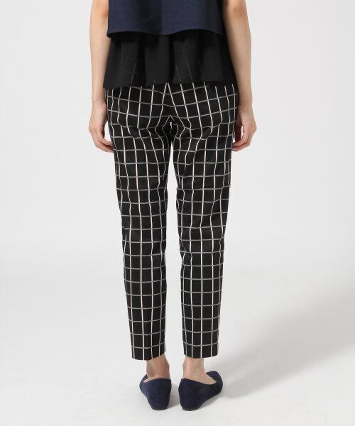 JEANASIS（ジーナシス）の「１４ＦＷムジガラトラウザー（パンツ・レディース・アイボリームジ/ブラックチェック/ボルドームジ/カモフラガラ/ハナガラ/ネイビームジ・S/M）」の8枚目の写真