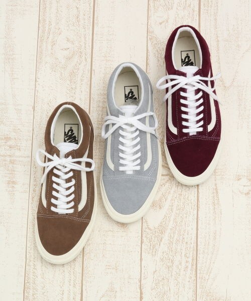 RAGEBLUE（レイジブルー）の「【先行予約】【VANS】スウェードOLD SKOOL（シューズ・メンズ・グレー/パープル/ベージュ・26.0/27.0）」の12枚目の写真