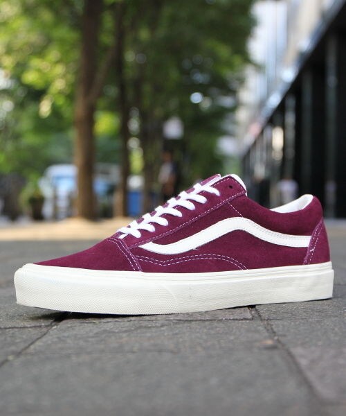 RAGEBLUE（レイジブルー）の「【先行予約】【VANS】スウェードOLD SKOOL（シューズ・メンズ・グレー/パープル/ベージュ・26.0/27.0）」の3枚目の写真