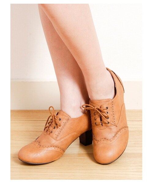 earth music&ecology（アースミュージックアンドエコロジー）の「レースアップブ-ティー（ブーティ・レディース・ブラウン/ダークブラウン/キャメル・22.5cm/23cm/23.5cm/24cm/24.5cm）」の6枚目の写真