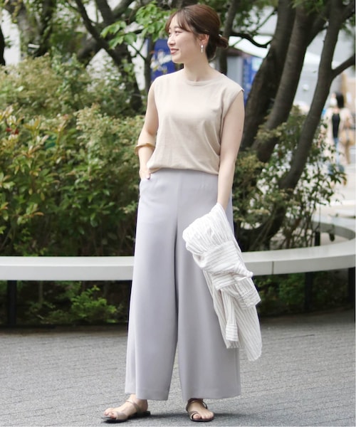 イエナ IENA スラブオックスフレアパンツ ワイドパンツ IENA（イエナ）の「スラブオックスフレアパンツ◇（その他パンツ