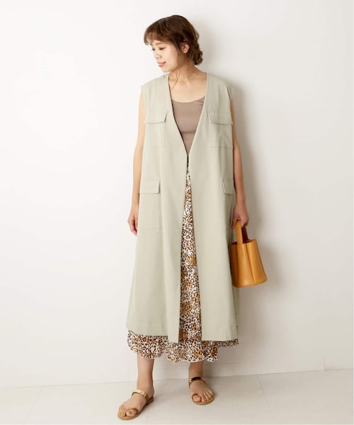 Spick & Span（スピックアンドスパン）の「サファリロングジレ