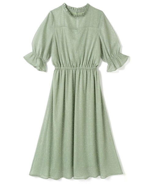 Grl グレイル の ラメ入りシアーワンピース チュニック Wear