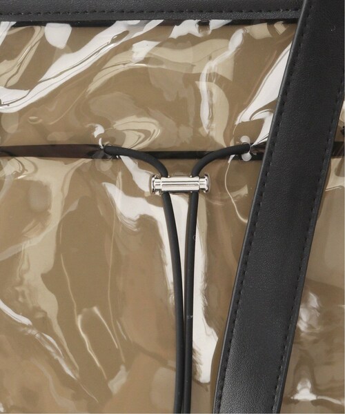 B.C STOCK（ベーセーストック）の「ドロストコードPVCショルダーBAG（バッグ・ブラック/フリー/在庫あり/(001)）」の12枚目の写真