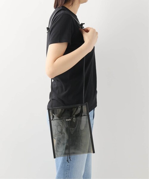 B.C STOCK（ベーセーストック）の「ドロストコードPVCショルダーBAG（バッグ・ブラック/フリー/在庫あり/(001)）」の15枚目の写真