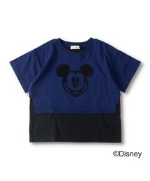 BRANSHES | 【ミッキーマウス】重ね着風半袖Tシャツ(Tシャツ/カットソー)
