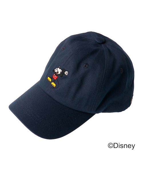 BRANSHES（ブランシェス）の「【ミッキーマウス】刺繍キャップ（キャップ・キッズ・ベージュ/ネイビーブルー/ブラック・S～L）」の3枚目の写真