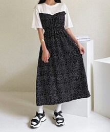 DHOLIC | ドットコントラストワンピース(ワンピース)