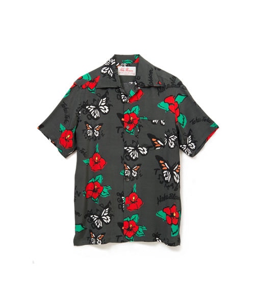 アロハブロッサム シャツ40 M TEHU SHORT ilmari イルマリ アロハブロッサム シャツ40 M TEHU TEHU SHORT