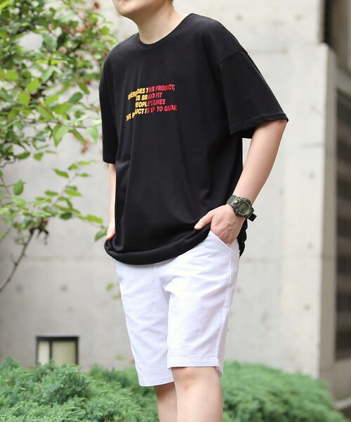 BOYSHE（ボーイシー）の「コンビネーションTシャツ　ブルー（Tシャツ/カットソー・レディース・その他）」の7枚目の写真