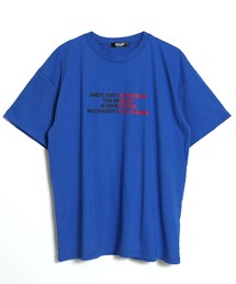 BOYSHE | コンビネーションTシャツ　ブルー(Tシャツ/カットソー)