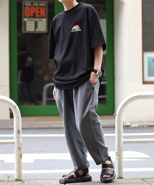 BOYSHE(ボーイシー)の「THE WAVE バックプリント半袖Tシャツ ホワイト(Tシャツ/カットソー・レディース・その他)」の8枚目の写真