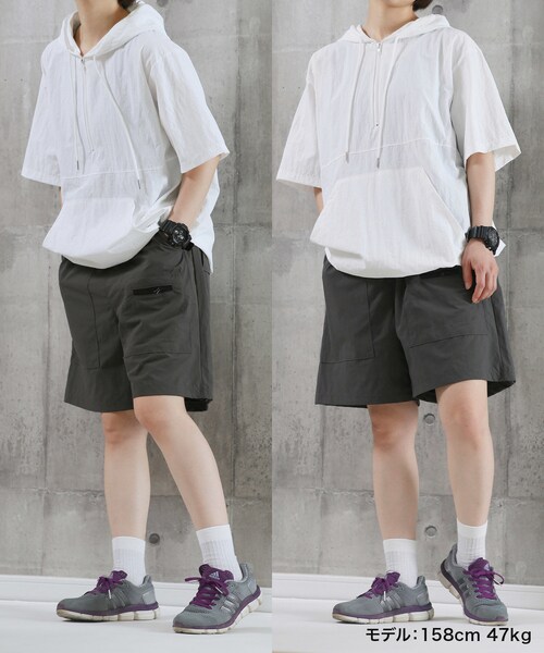 BOYSHE(ボーイシー)の「ナイロン防水ハーフパンツ【2 color】(その他パンツ・レディース・その他)」の8枚目の写真