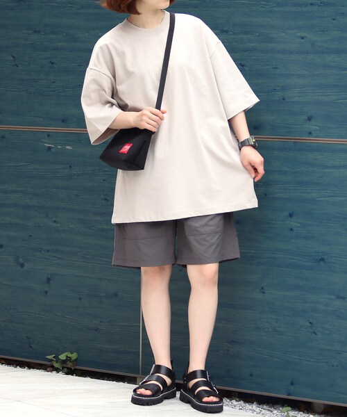 BOYSHE（ボーイシー）の「★NEW color★シルケットコットン ビックシルエット 半袖Tシャツ（Tシャツ/カットソー・レディース・その他）」の4枚目の写真