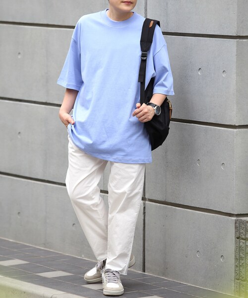 BOYSHE（ボーイシー）の「★NEW color★シルケットコットン ビックシルエット 半袖Tシャツ（Tシャツ/カットソー・レディース・その他）」の7枚目の写真